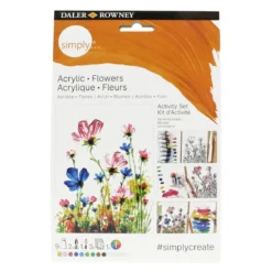 Daler-Rowney Acrylic Flowers Set – alt for å male blomster med akrylmaling