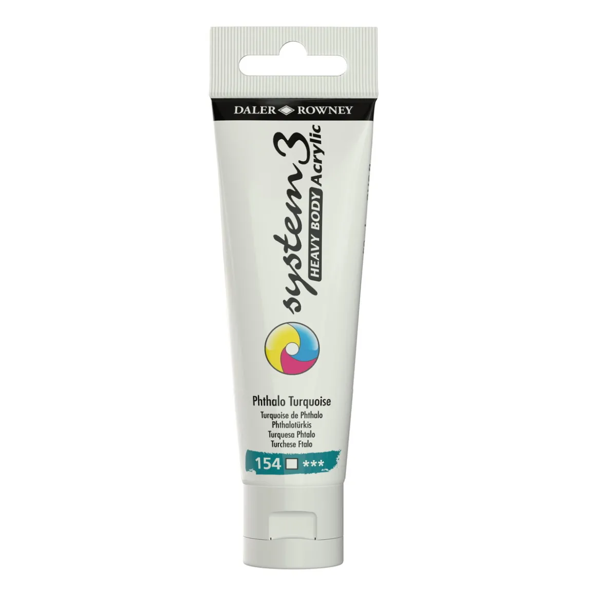 Daler-Rowney System3 Heavy Body akrylmaling 59 ml – Phthalo Turquoise 154