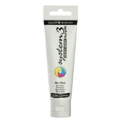 Daler-Rowney System3 Heavy Body akrylmaling 59 ml – Mars Black 036