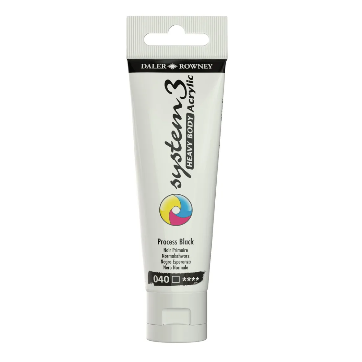 Daler-Rowney System3 Heavy Body akrylmaling 59 ml – Process Black 040
