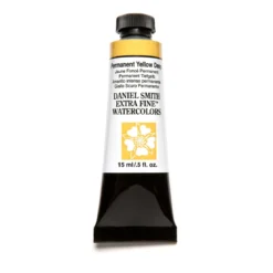 Daniel Smith akvarellmaling 15 ml Permanent Yellow Deep