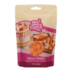 Deco Melts kakepynt 250 g oransje