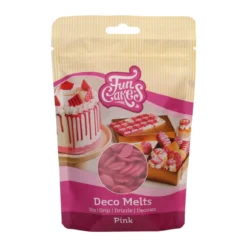Deco Melts kakepynt 250 g rosa