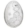 Delbart påskeegg 15 cm Kylling