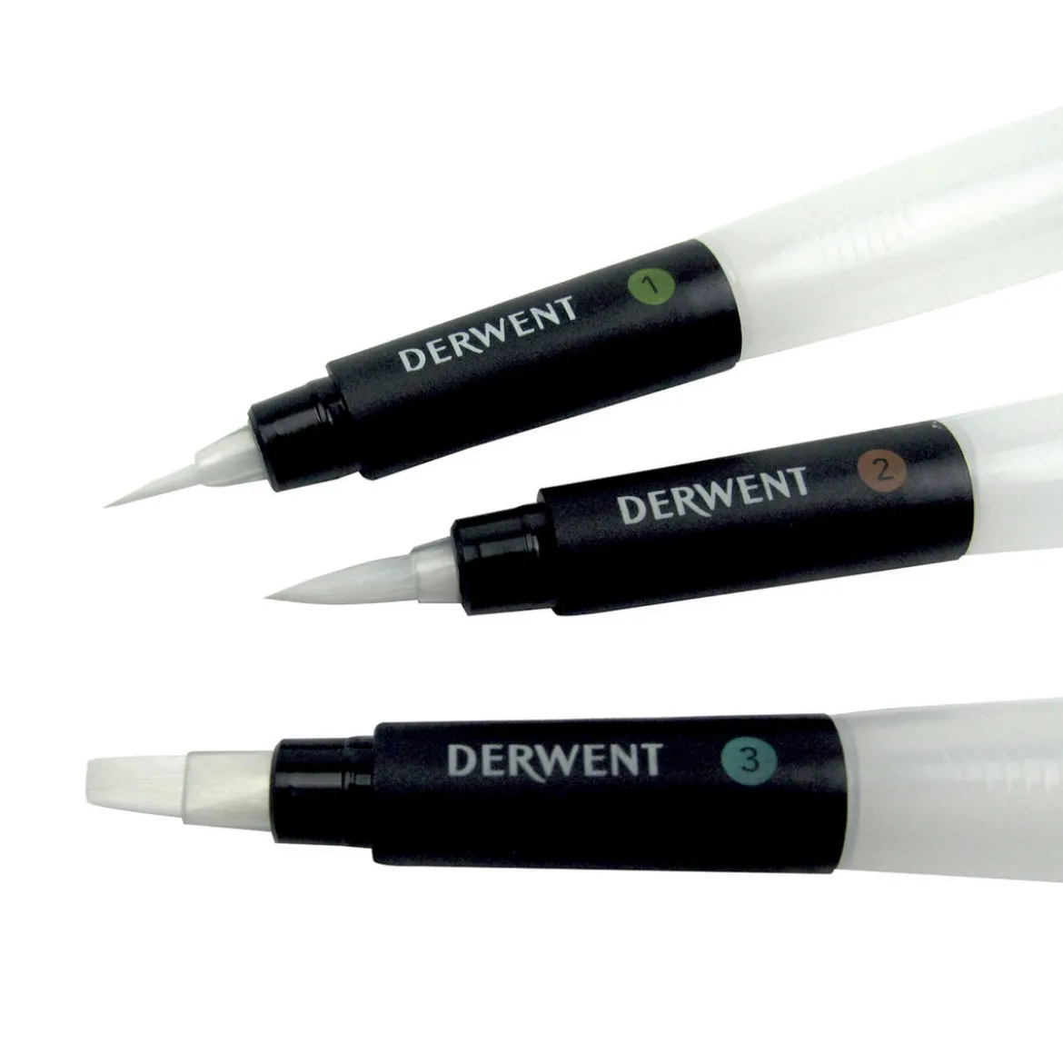 Derwent vannpensel 3-pakning