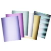 Designblokk med 16 metallicglinsende ark i fine farger, A4 (210×297 mm) mm, 250 g/m²