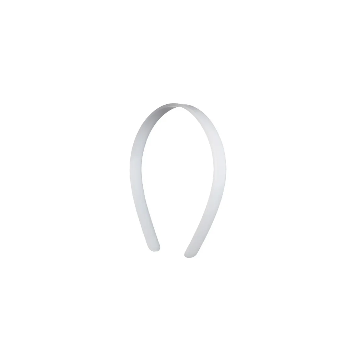 Diadem av plast Hvitt 15 mm