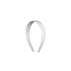 Diadem av plast Hvitt 25 mm