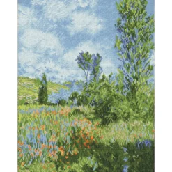 Diamond Dotz View Of Vetheuil – diamond painting, 50×66 cm, 40600 dotz