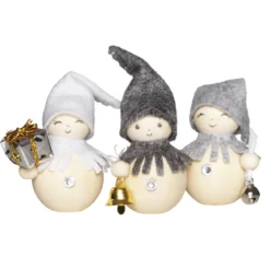 DIY-kit Blingy Xmas Elves, julehobby med 6 gnistrende alver. Lengde 5–8 cm