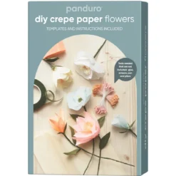 DIY-kit Blomster av kreppapir – pynt hjemmet med flotte papirblomster!