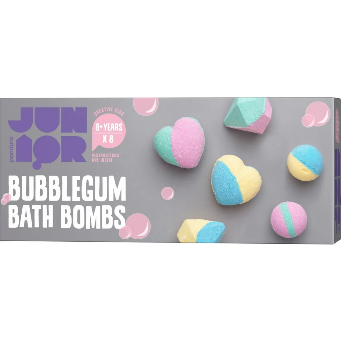 DIY-kit Bubblegum Bath Bombs – lag herlige tyggegummiduftende badebomber!