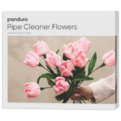 DIY-kit Lag 10 flotte tulipaner av piperensere