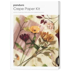 DIY-kit Lag papirblomster av kreppapir i fine høstfarger!