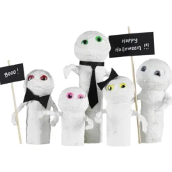 DIY-kit Mumiefamilien, en utrolig morsom Halloween-hobbyaktivitet