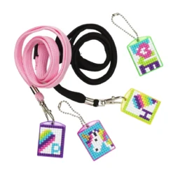 DIY-Kit Pixel Unicorn – lag morsomme nøkkelringer med enhjørninger og kjærlighet!