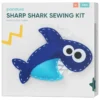 DIY-kit Sharp Shark – sy en koselig hai av filt! Lengde ca. 20 cm