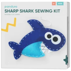 DIY-kit Sharp Shark – sy en koselig hai av filt! Lengde ca. 20 cm