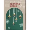 DIY-kit Sparkling Angels – lag 9 nydelig gnistrende engler. L 3 cm