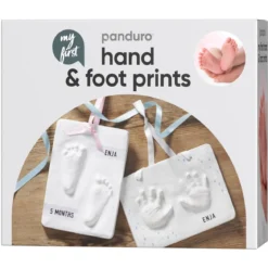 DIY-kit støp håndavtrykk og fotavtrykk, skap et minne for livet fra babytiden