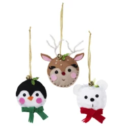 DIY-sett Xmas Felt Buddies
