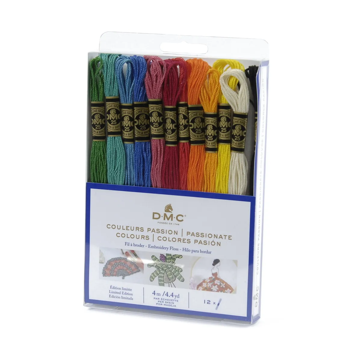 DMC Moulinégarn 12-pack Passionate colours