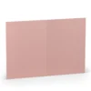 Dobbeltkort A6 5 stk. rosa