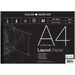 DR Layoutblokk 45 g A4