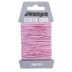 Elastisk Tråd 1 mm/10 m Rosa