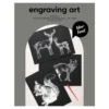 Engraving art Silver Forest – scratch art med 3 stk. A4-ark, sølvfargede skogsmotiver