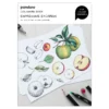 Expressive Etchings, malebok for markers og tusjpenner – 16 motiver, A4, 160 g/m²