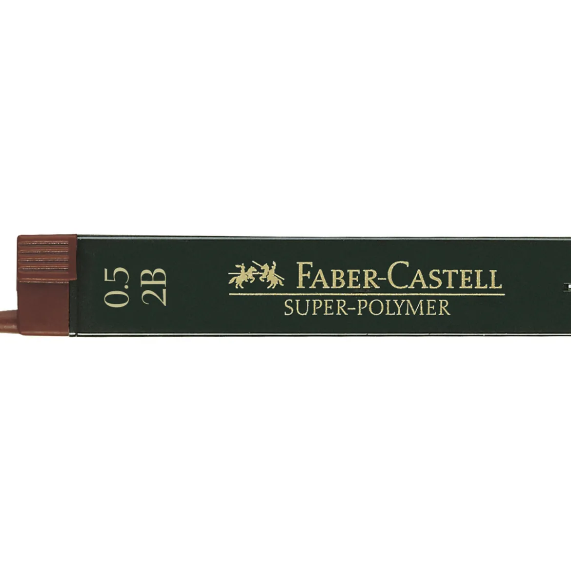 Faber-Castell blyantstift refill – 0,5 mm 2B. Inneholder 12 stifter.