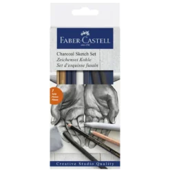 Faber-Castell Goldfaber charcoal sketch set – lag skisser med kull