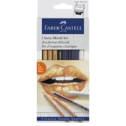 Faber-Castell Goldfaber classic sketch set – klassisk skissesett