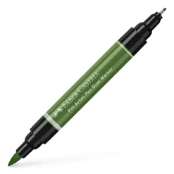 Faber-Castell PITT Artist Pen Dual Marker – Permanent green olive 167