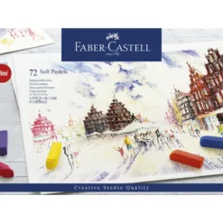 Faber-Castell Soft Pastels Mini, sett med 72 myke pastellkritt