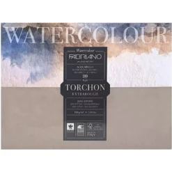 Fabriano Watercolour akvarellblokk GT 23×30 cm, 20 ark, 300 g/m²