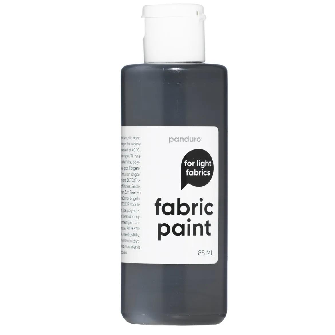 Fabric Paint 85 ml – grå tekstilfarge for lyse tekstiler