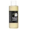 Fabric Paint 85 ml – gull metallic, dekkende tekstilfarge for mørke tekstiler