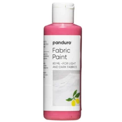 Fabric paint 80 ml – lyserosa tekstilfarge for både lyse og mørke tekstiler