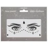 Face Jewels Black Mystique – klistremerker og ansiktssmykker for utkledning og karneval