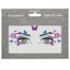 Face Jewels Butterfly Swirl – klistremerker og ansiktssmykke for utkledning og karneval