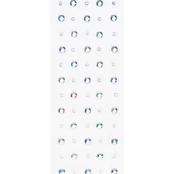 Face Jewels Crystal Dots – 60 store og små krystallignende ansiktssmykker