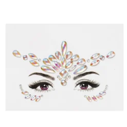 Face Jewels Glow Princess, lys opp ansiktet ditt med selvlysende ansiktssmykker!