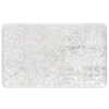 Fasetterte klare glassperler i mange ulike former, ca. 975 stk. perler.