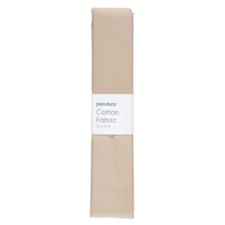 Ferdigklippet stoffstykke 100×70 cm beige