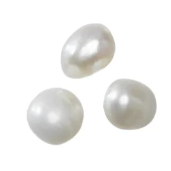 Ferskvannsperler dyrkede 10 stk. 8–10 mm store, 0,7 mm hulldiameter