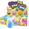 Fidget popping ball – klem eller popp. Selges assortert. Pris per stk.
