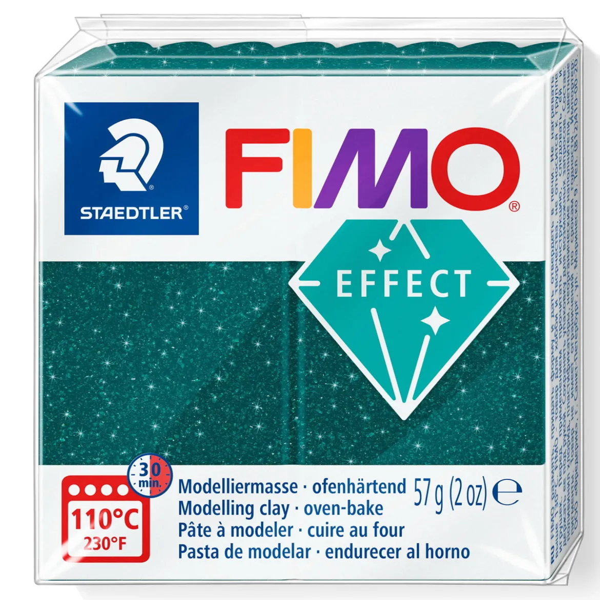 Fimo effect galaxy modelleire 57 g – green 562