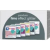 Fimo Effect Glitter 6×57 gram glitrende Fimo-leire